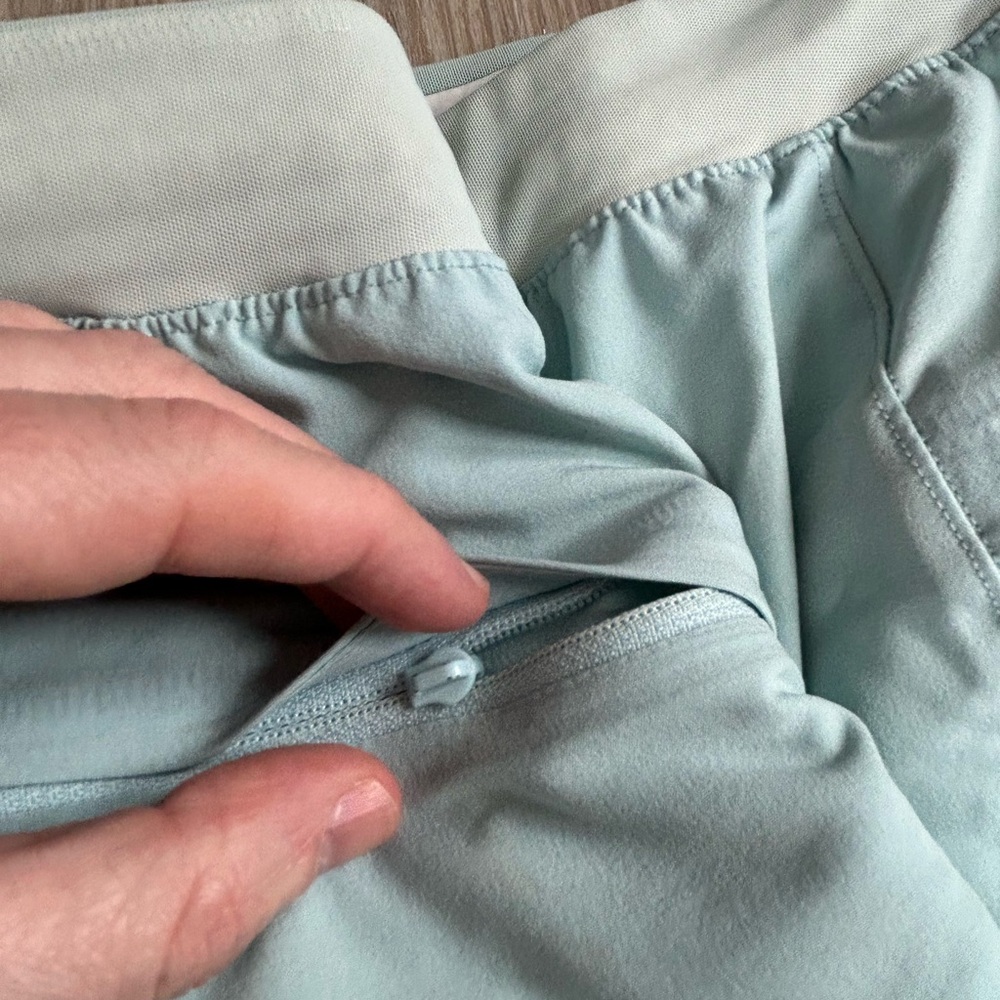 lululemon athletica Light Blue and Gray Swim Trunks - Picture 3 of 7
